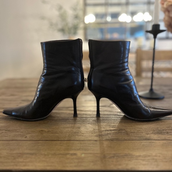 Jimmy Choo Daisy Kid Coffee leather boots - Picture 4 of 5